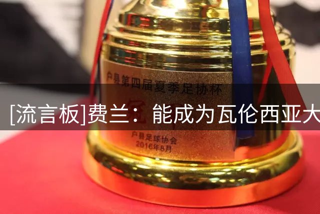 [流言板]费兰：能成为瓦伦西亚大区的形象代表，让我感到非常骄傲